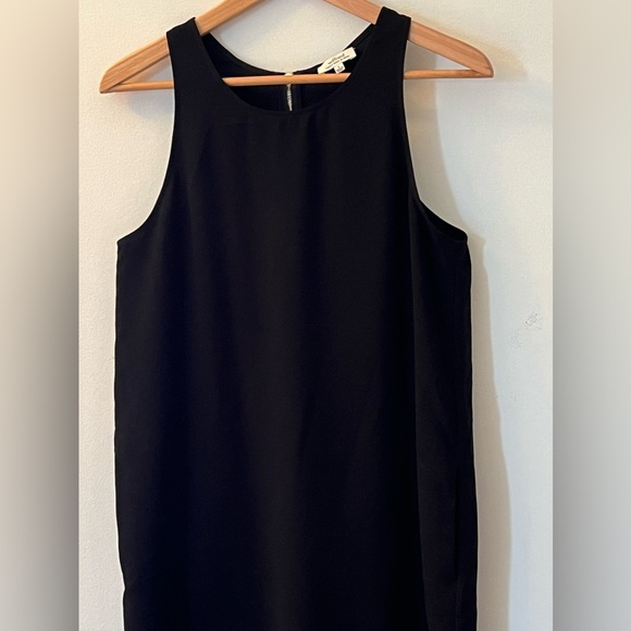 Wilfred | Little Black Racer Back Dress with Exposed Zipper - Size Small - Picture 2 of 14